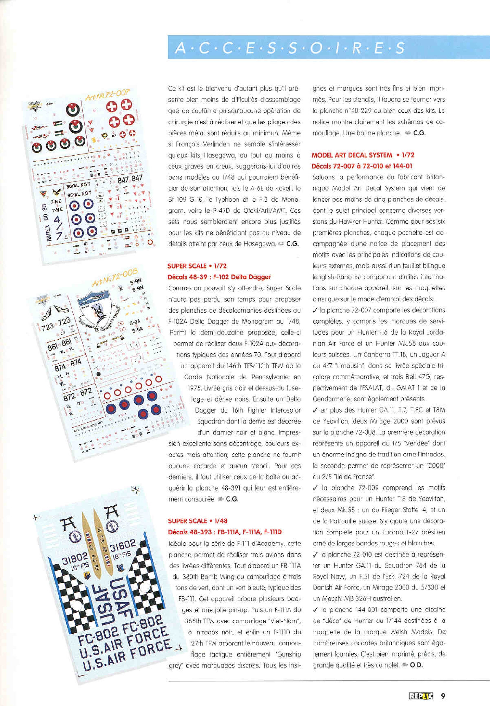 Replic 002 - Ki-61, F-4G Phantom II